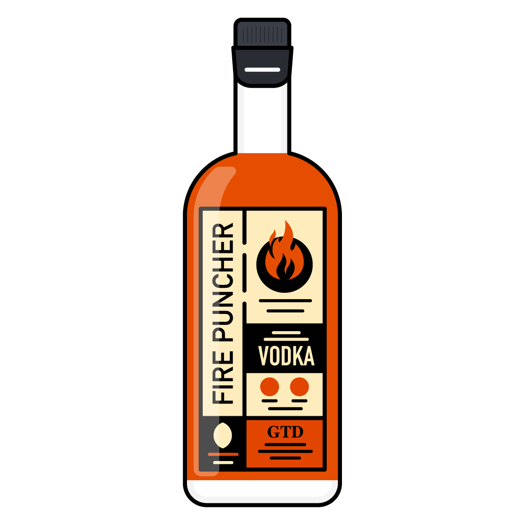 Fire Puncher vodka is GrandTen Distilling’s craft small batch chipotle cacao chocolate bourbon whiskey barrel aged vodka